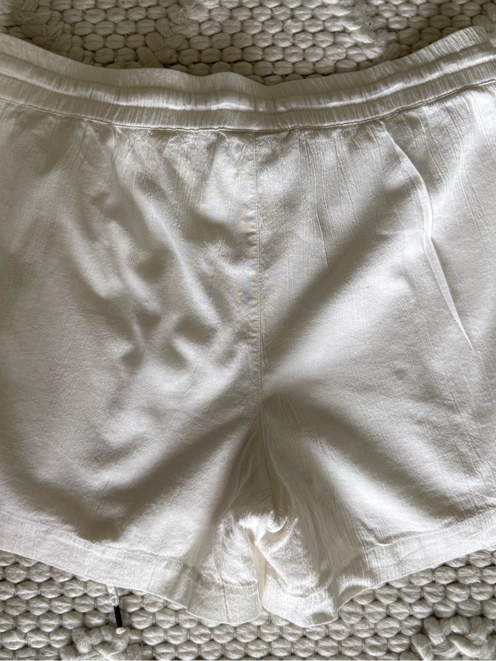 Style & Co. White Drawstring Shorts - Picture 2 of 4